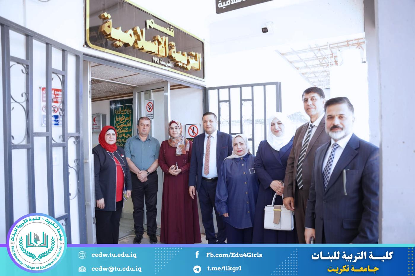 تدريسي من كلية التربية للبنات يشارك عضواً في لجنة وزارية لتأييد استحداث دراسة الماجستير بجامعة الموصل